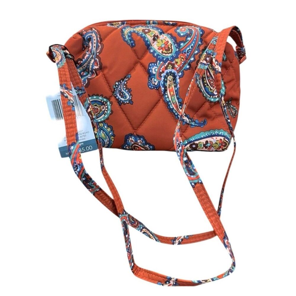 Vera Bradley Camera Bag Crossbody Manor Paisley Ultralight Small Purse NWT $85